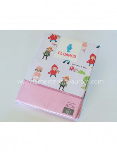 Sábanas tela infantiles Caperucita de El Barco