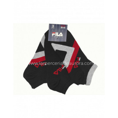 Calcetines deporte invisibles Black (pack 3 pares) F1961...