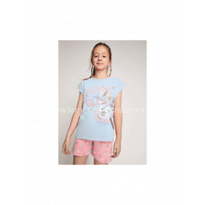 Pijama corto juvenil Shine and glow de Tobogán
