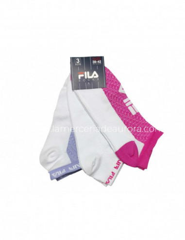 Calcetines deporte invisibles New flower (pack 3 pares) F6645 de Fila