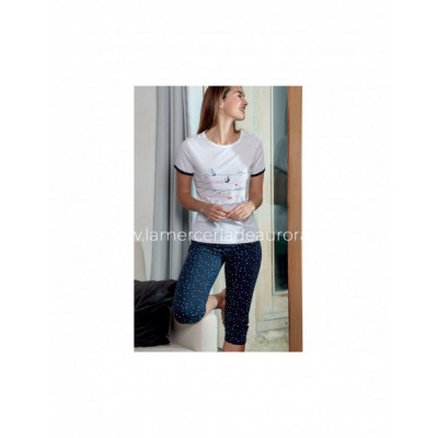 Pijama pirata mujer 6024 de Muslher