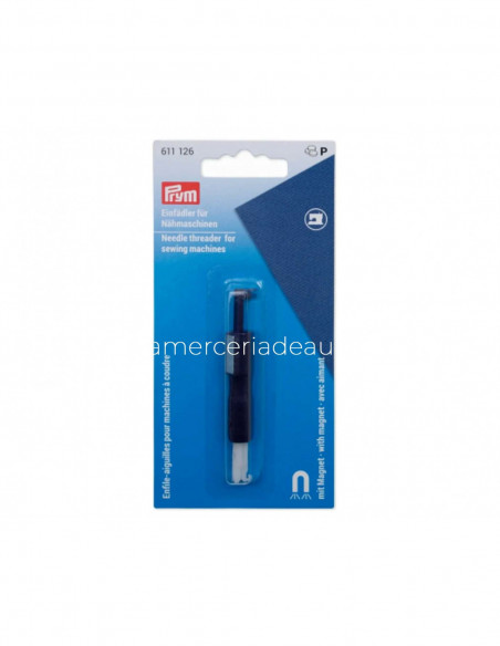 Enhebrador para máquinas de coser con imán 611 126 de Prym