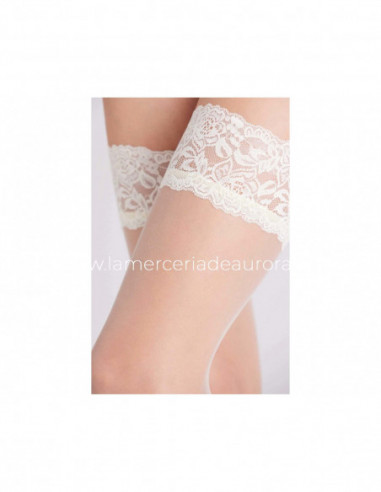 Medias de novia con blonda 15 DEN 14201 de...