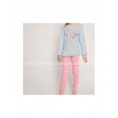 Pijama juvenil entretiempo Today is a good day de Tobogán 2