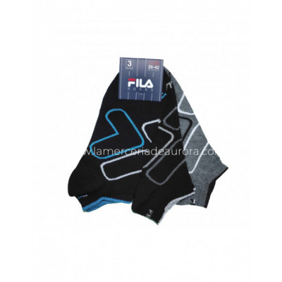 Calcetines deporte invisibles Multicolor (pack 3 pares)...