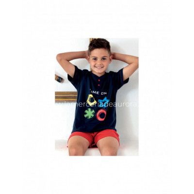 Pijama corto verano junior 3007 de Muslher