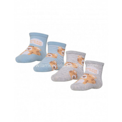 Calcetines bebé fantasía Tigres (pack 2 pares) de Ysabel...