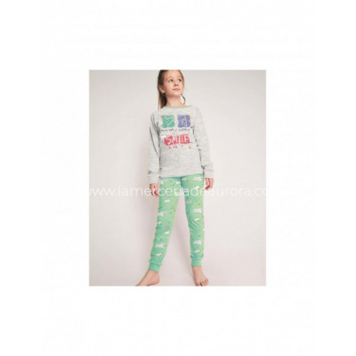 Pijama juvenil entretiempo Smile de Tobogán