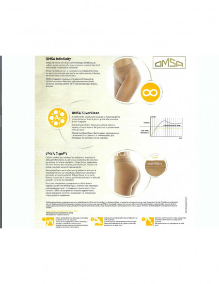 Panty verano sin costuras Superlativa sun 8 DEN de Omsa - 2 colores