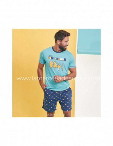 Pijama corto para hombre 340050 de MUYDEMI