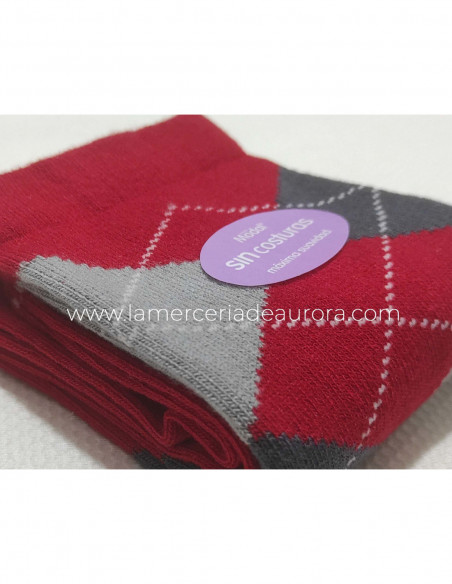 Calcetín mujer modal sin costuras Rombos 6160L de Rodfer - varios colores