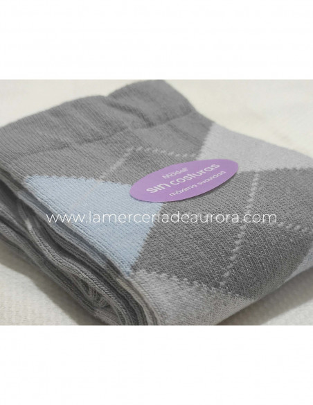 Calcetín mujer modal sin costuras Rombos 6160L de Rodfer - varios colores