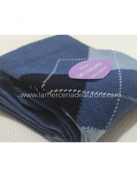 Calcetín mujer modal sin costuras Rombos 6160L de Rodfer - varios colores