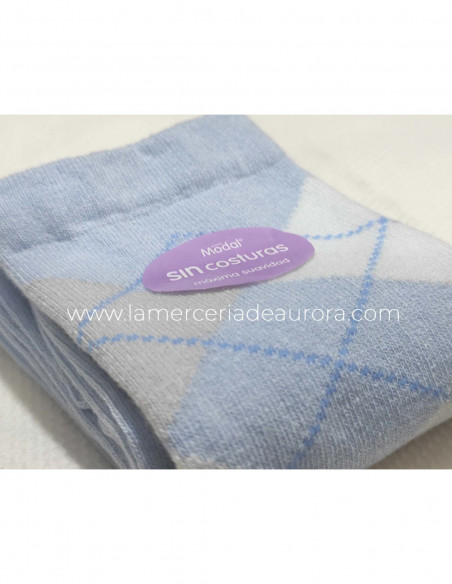 Calcetín mujer modal sin costuras Rombos 6160L de Rodfer - varios colores