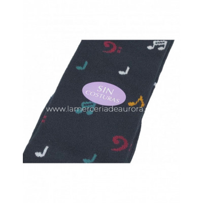 Calcetín alto mujer fantasía Música de Rodfer - varios... 2