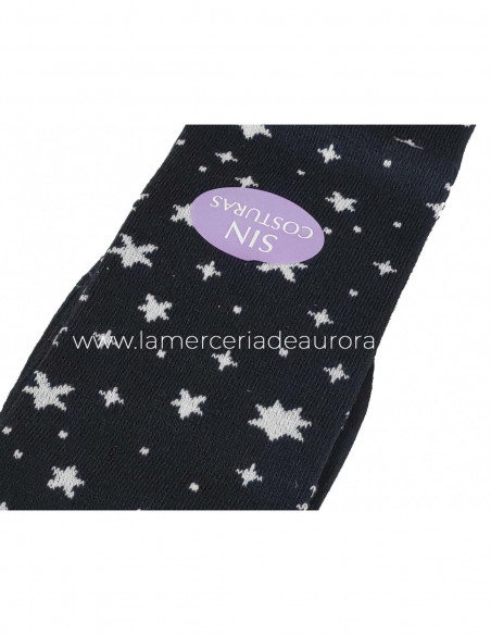 Calcetín alto mujer fantasía Estrellas de Rodfer - varios colores