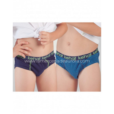 Slip infantil algodón goma vista (pack 2 uds) de Kehat -... 2