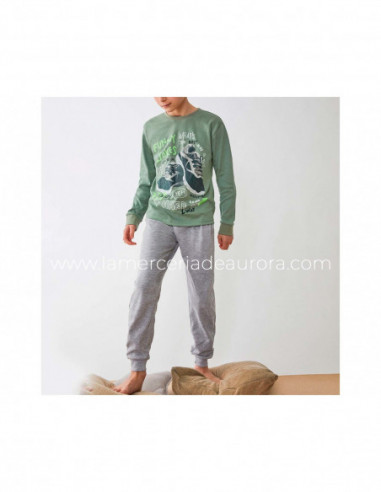 Pijama juvenil algodón interlock What´s the best way to go? de Tobogán