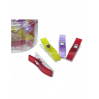 Pinzas sujeta-telas grandes (30 uds)