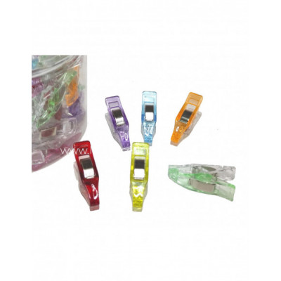 Pinzas sujeta-telas pequeñas (60 uds)