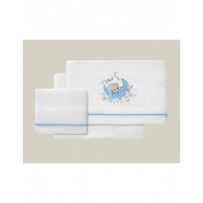 Juego sábanas cuna coralina New sleeping de Interbaby -...