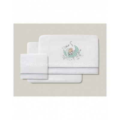 Juego sábanas cuna coralina New sleeping de Interbaby -... 2