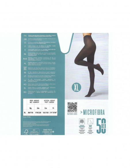 Panty microfibra 50 den XL de Pompea