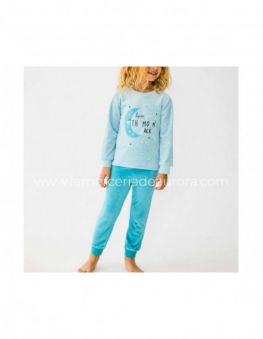 Pijama infantil tundosado The moon de Tobogán