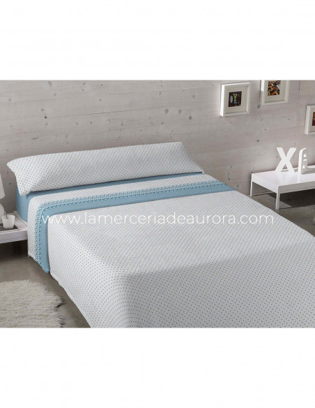 Sábanas invierno coralina Arian azul de Karamelo