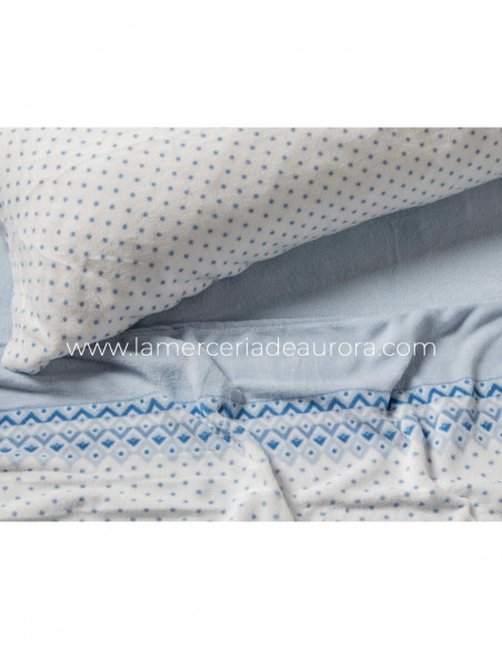 Sábanas invierno coralina Arian azul de Karamelo