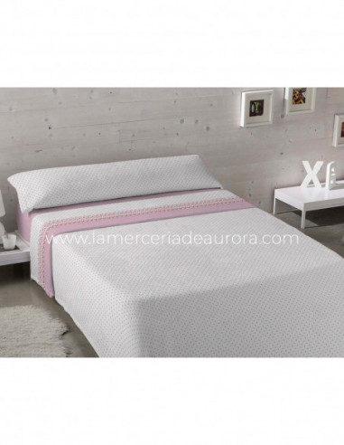 Sábanas invierno coralina Arian rosa de Karamelo