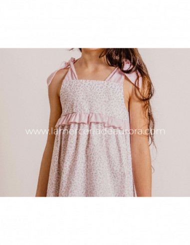 Camisón niña Comunión Liberty de Calamaro - detalle