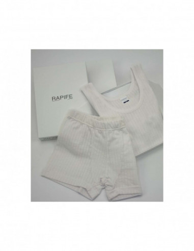 Conjunto Comunión niño Líneas (bóxer) 421 de Rapife - MARFIL