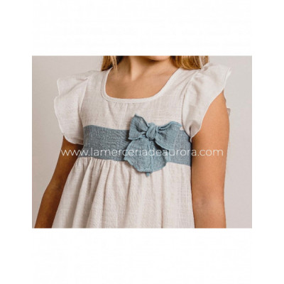 Camisón Comunión niña Aqua de Calamaro 2