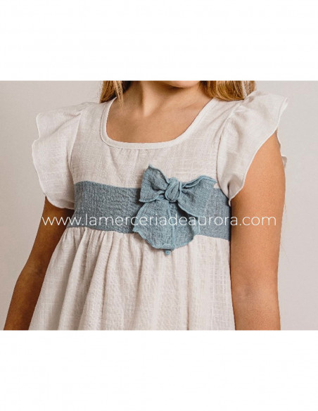 Camisón Comunión niña Aqua de Calamaro