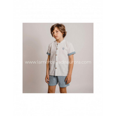 Pijama niño Comunión Aqua 49600 de Calamaro