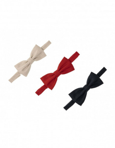 Pajarita lino rústico de Siena