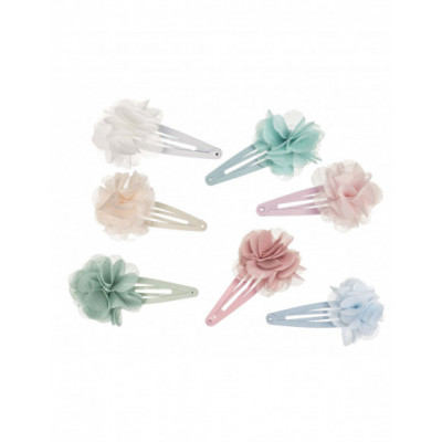 Clip rana con flor bambula de Siena complementos - varios...