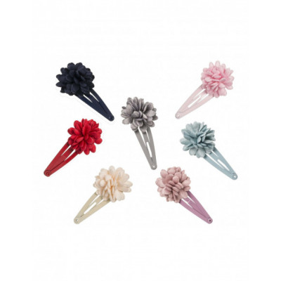 Clip rana con flor satén de Siena complementos - varios...