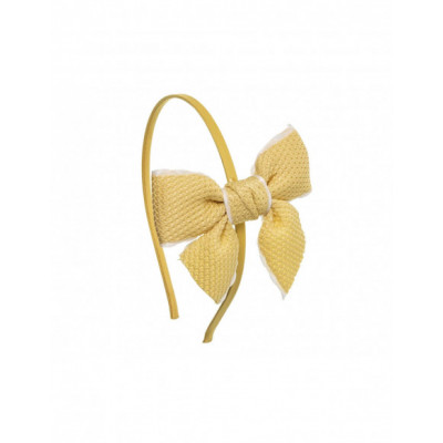 Diadema lazo piqué de Siena complementos 2