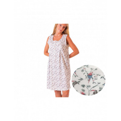 Camisón mujer sin mangas Tropical de Leniss