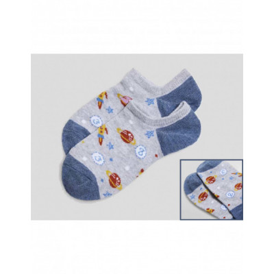 Calcetín invisible infantil Planetas de Ysabel Mora