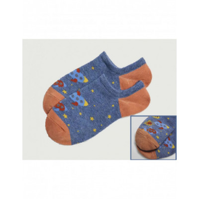 Calcetín invisible infantil Cohetes de Ysabel Mora