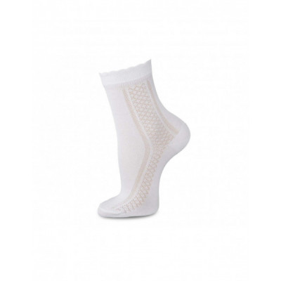 Calcetín ceremonia niña calado cenefa 29/15 de Carlomagno