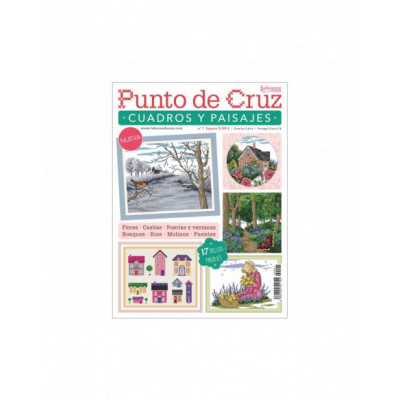 Revista Cuadros y paisajes a punto de cruz nº 1
