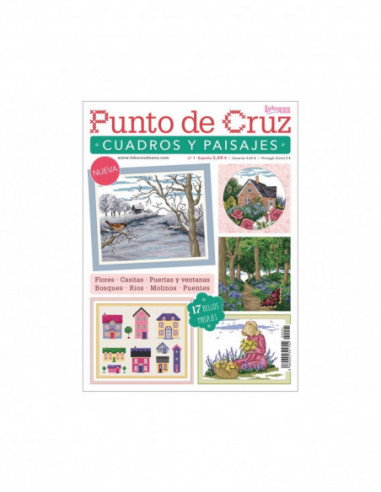 Revista Cuadros y paisajes a punto de cruz nº 1