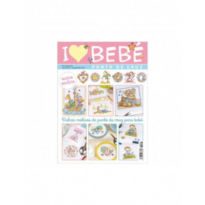 Revista I love Bebé a punto de cruz nº 1