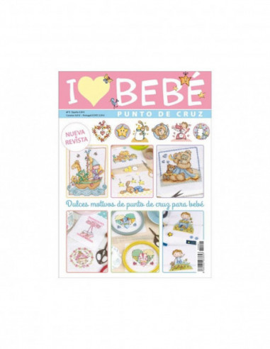 Revista I love Bebé a punto de cruz nº 1