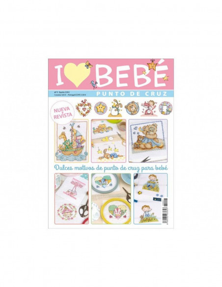 Revista I love Bebé a punto de cruz nº 1