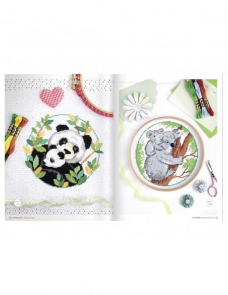 Revista Pequeños y grandes animales a punto de cruz nº 1